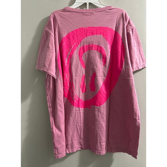 🔴One Teaspoon Pink SMILEY ORGANIC UNISEX TEE size‎ Small - Picture 5 of 7